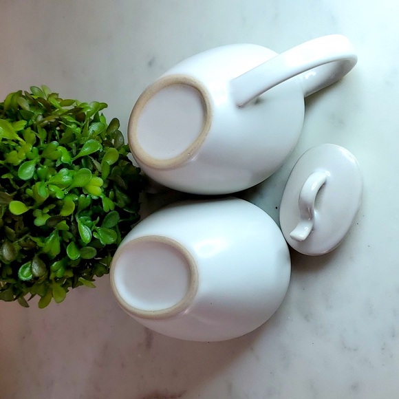 Vintage Artisanal ceramic Sugar and Creamer set. - Picture 3 of 4